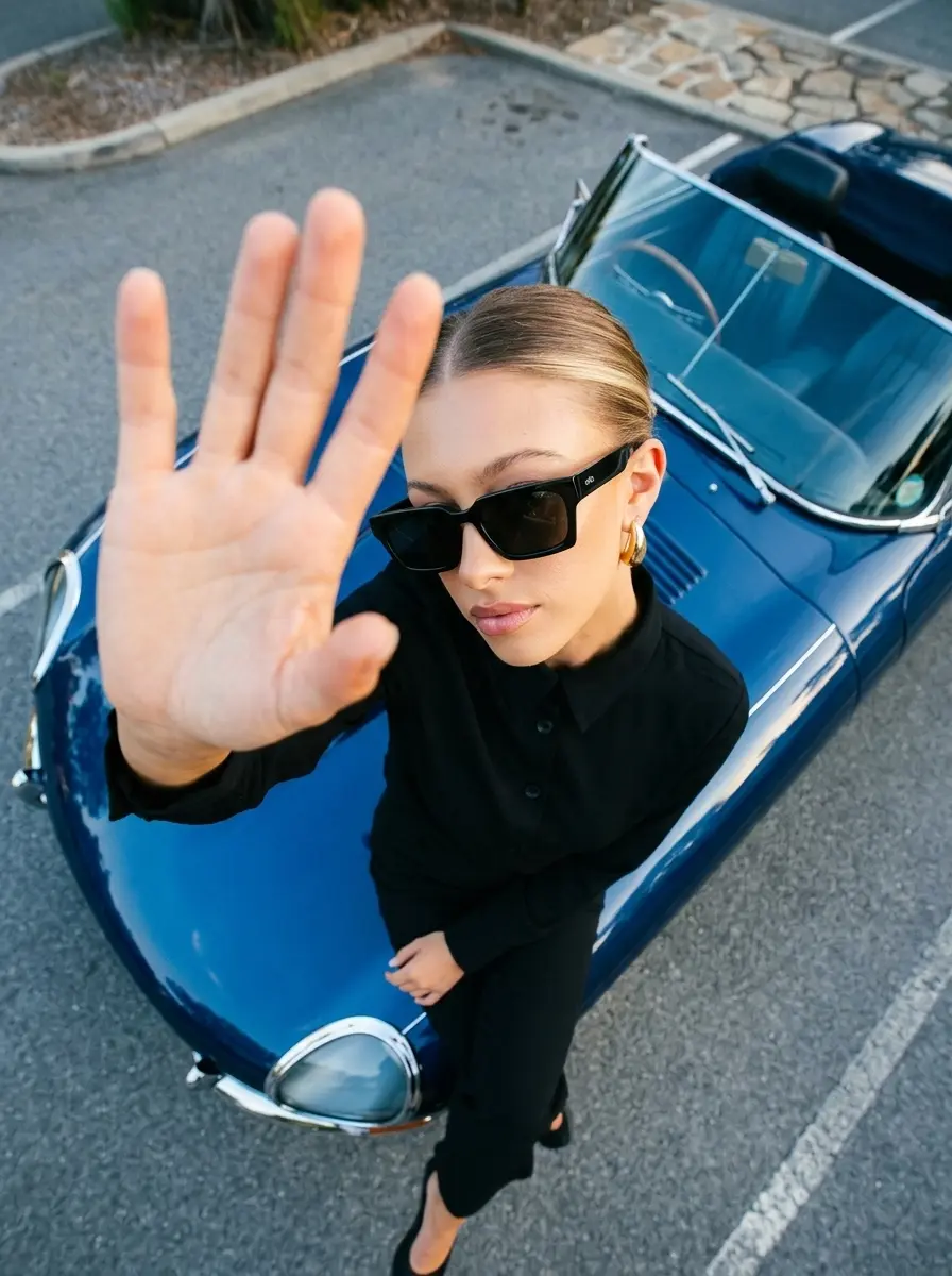 After Car Top Down Shot