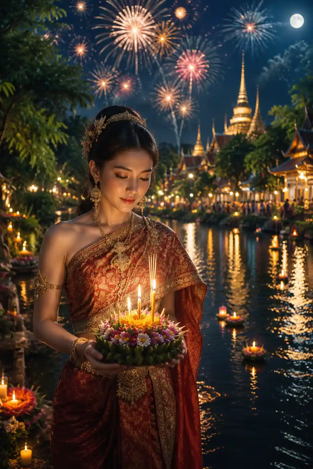 24.Loy Krathong ChatGPT Photo Prompt