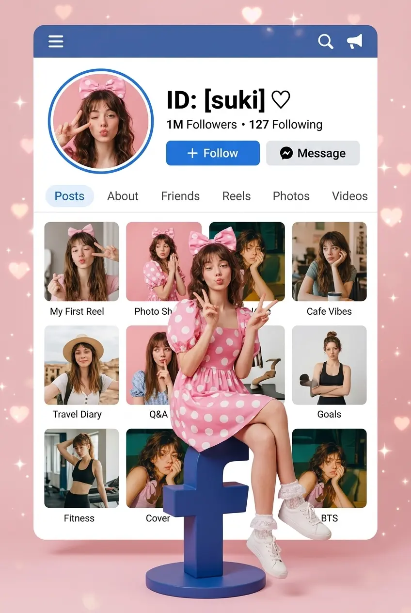 After Facebook Profile Pose