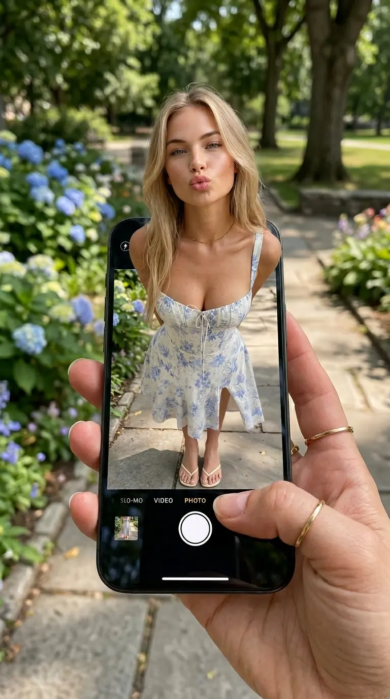 After Selfie Screen Step Out