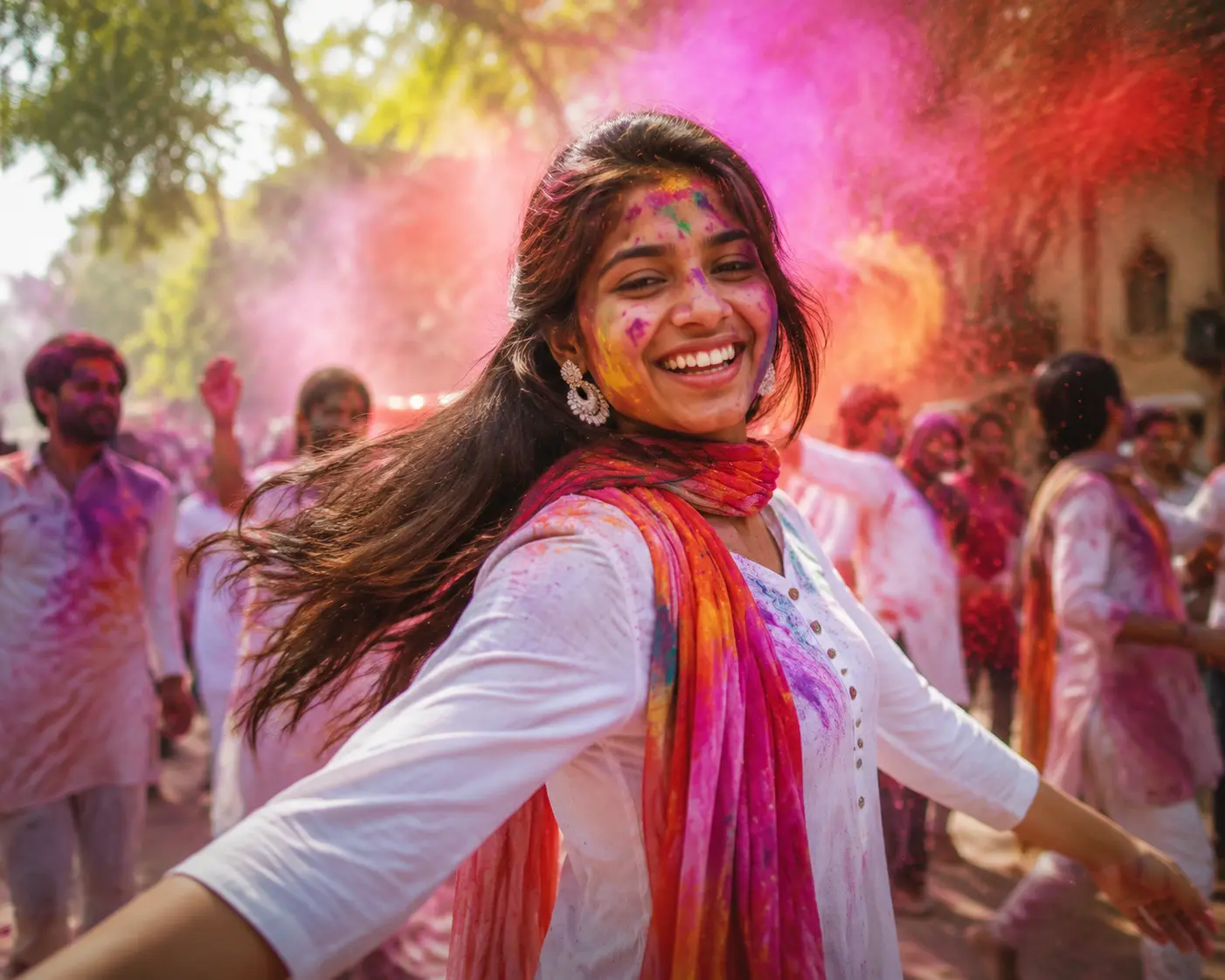 6.Holi Festival ChatGPT Photo Prompt