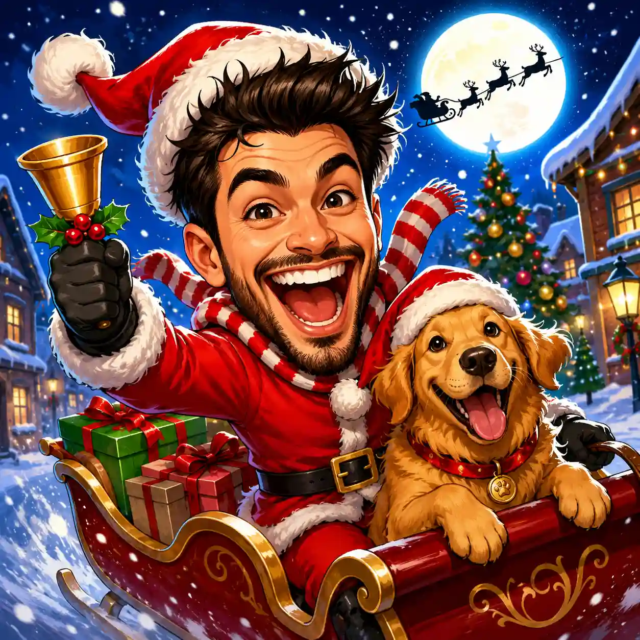 Holiday Theme Caricature