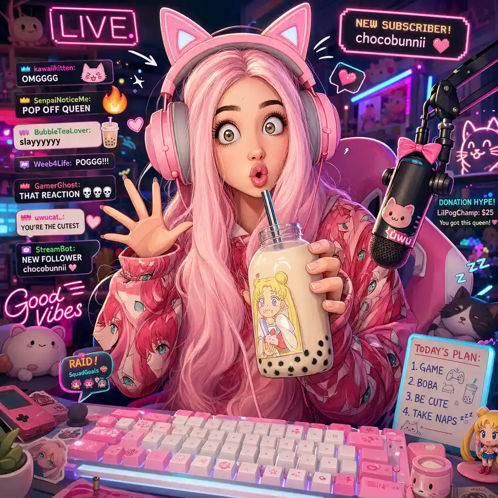 Streamer Caricature